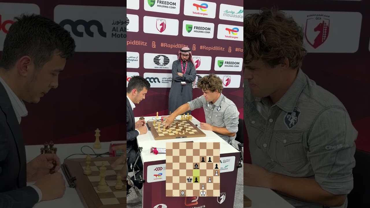 The final moments of the 2025 FIDE World Blitz Championship