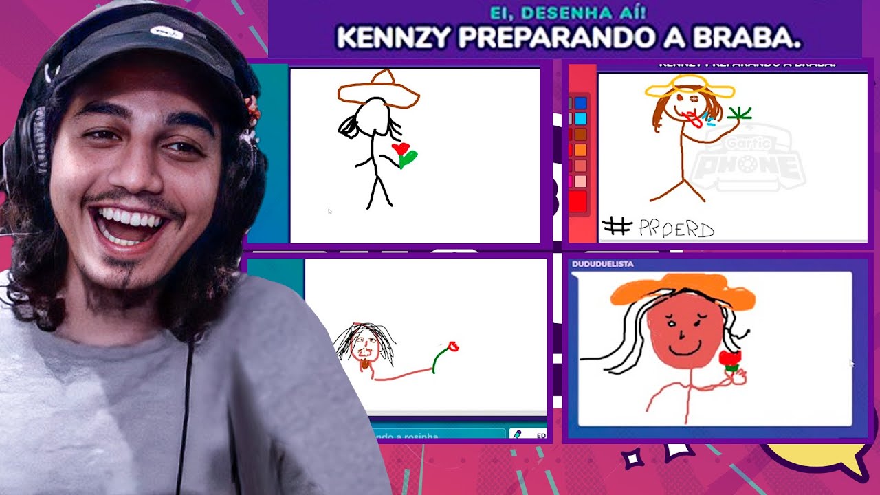 TODO MUNDO QUIS ME DESENHAR NO GARTIC ft. Esa, Mylon, DuduDuelista, Scavange, Renatim e Daniels