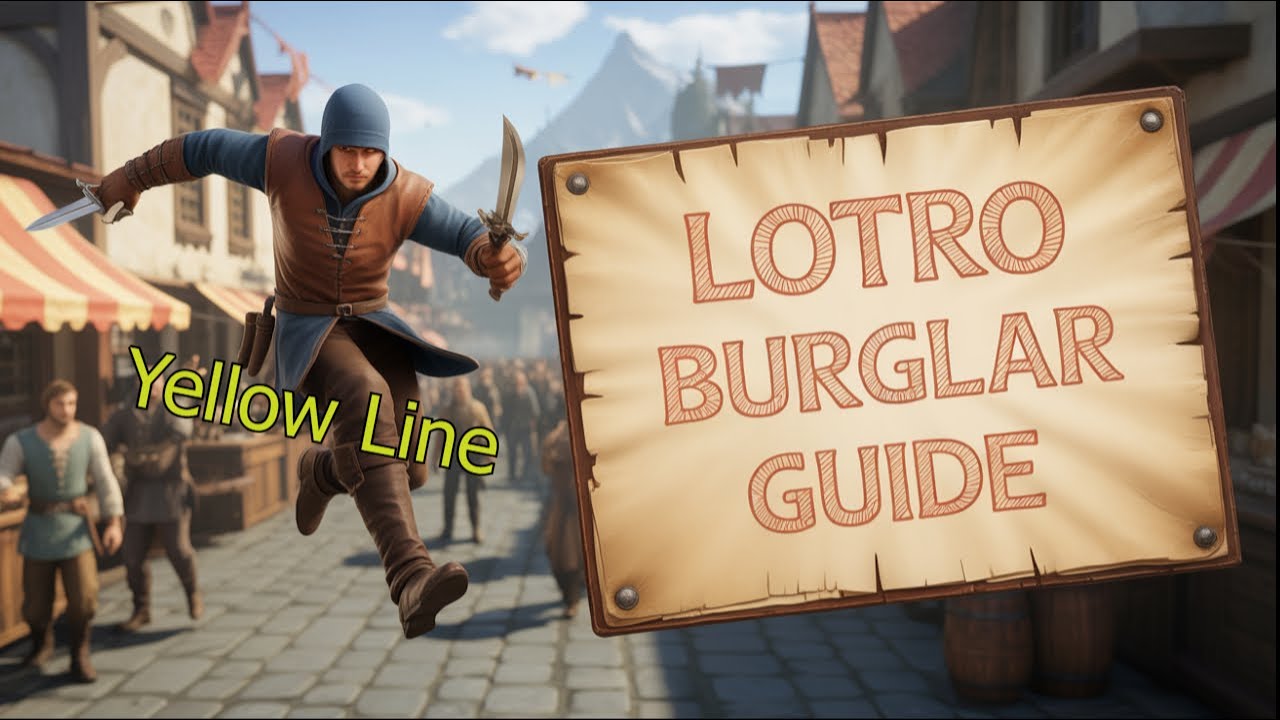 LOTRO: BURGLAR (yellow line) *REWORKED* Traits, Rotation and Combat *Time Stamped*