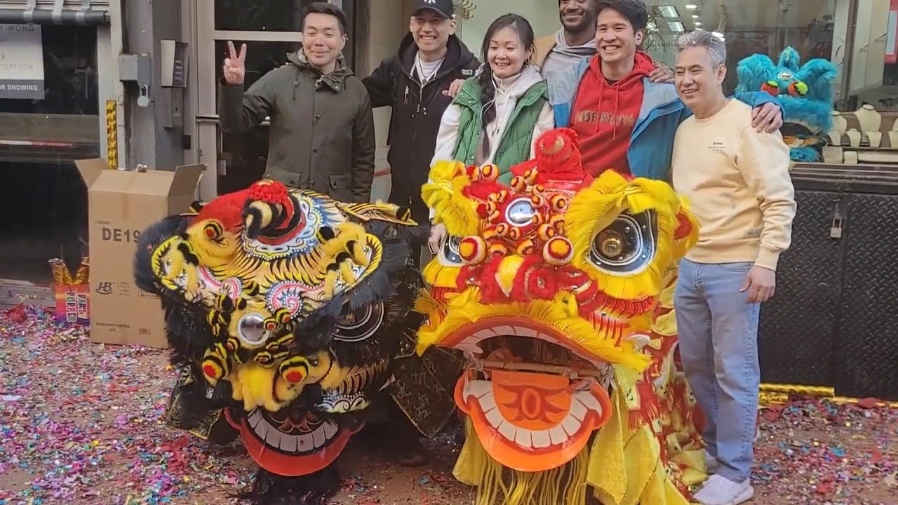 NYC Lunar New Year - Super Saturday celebration #celebration #lunarnewyear #viralvideo #liondance