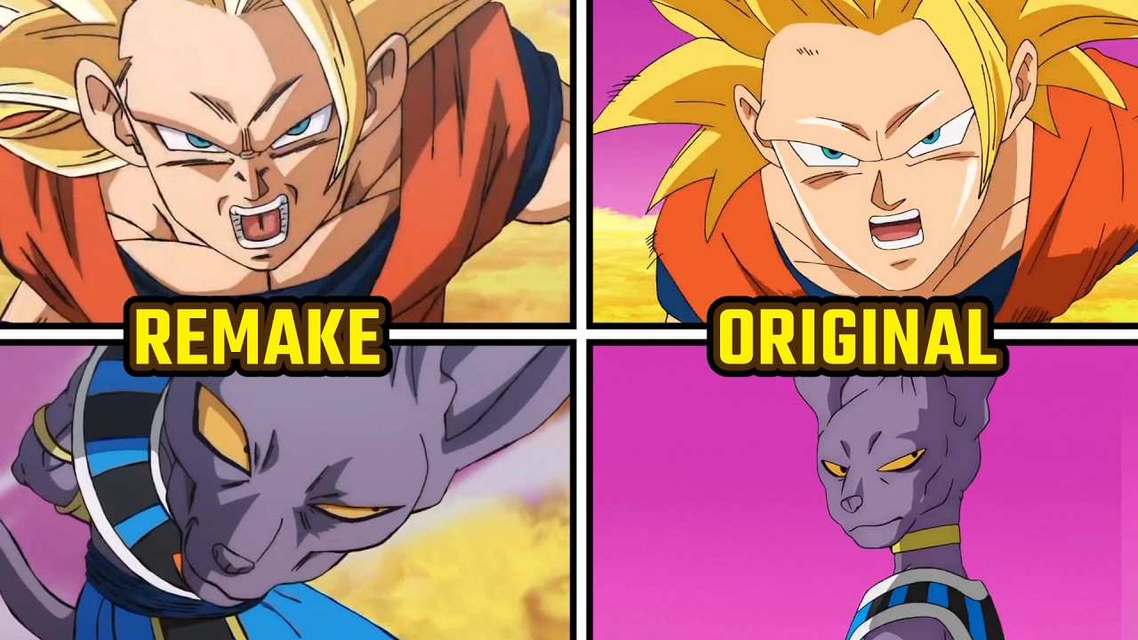 REMAKE vs ORIGINAL - Dragon Ball Super Beerus - Episode 2