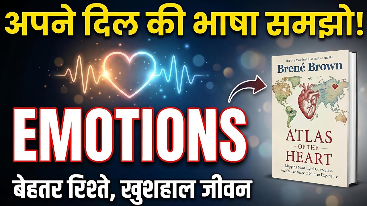 Atlas of the Heart by Brené Brown Audiobook | Book Summary in Hindi | Emotions, Healing &  Awareness