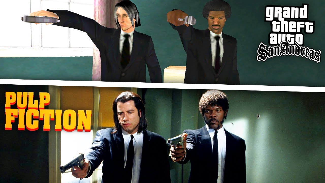 Криминальное чтиво - Pulp Fiction 1994 в GTA: San Andreas !!!