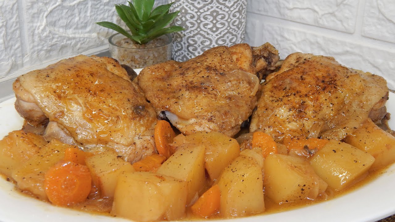 Το πιο νόστιμο κοτόπουλο💯 🍗 με πατάτες στην κατσαρόλα 👌 Chicken in the Pot