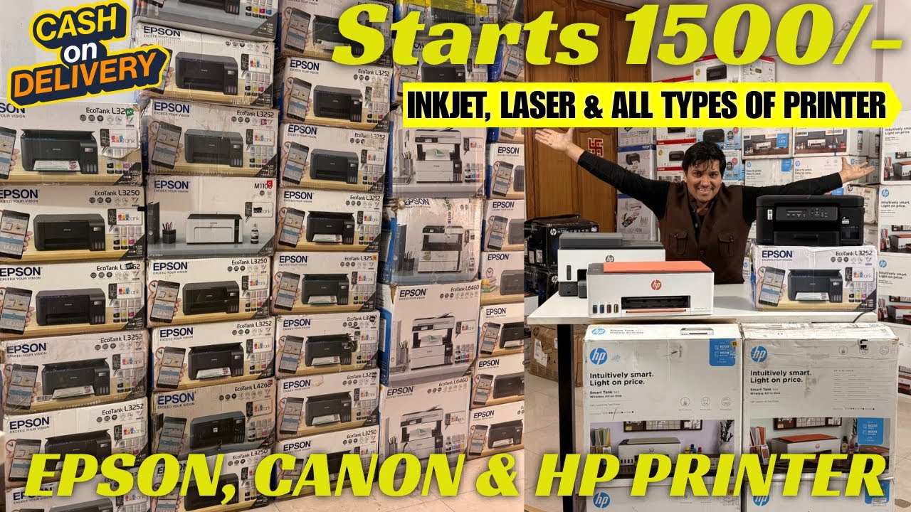 मात्र 1500₹ में Printer शुरू | Epson, Canon & Hp Printer | PRINTER का गोदाम | All Series Printer