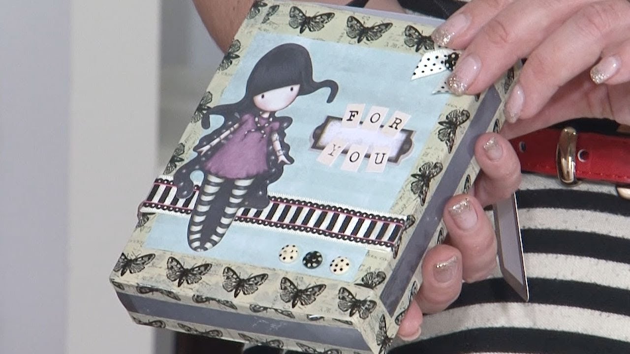 Making a Gorjuss Notebook Gift Set | docrafts Creativity TV