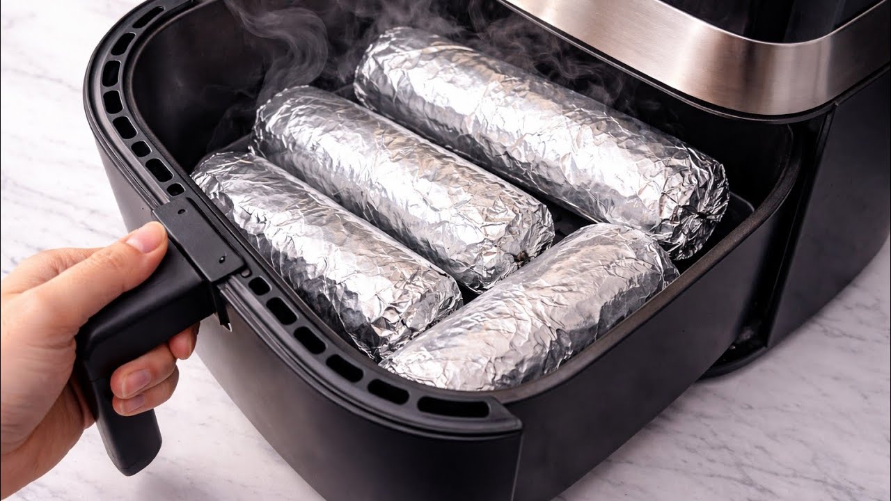 Foil-Wrapped Chicken Breast in the Air Fryer | Easy Dinner