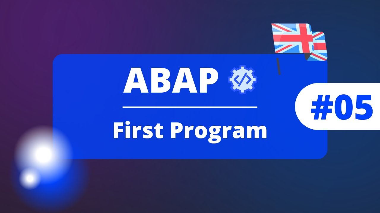 SAP ABAP - First program