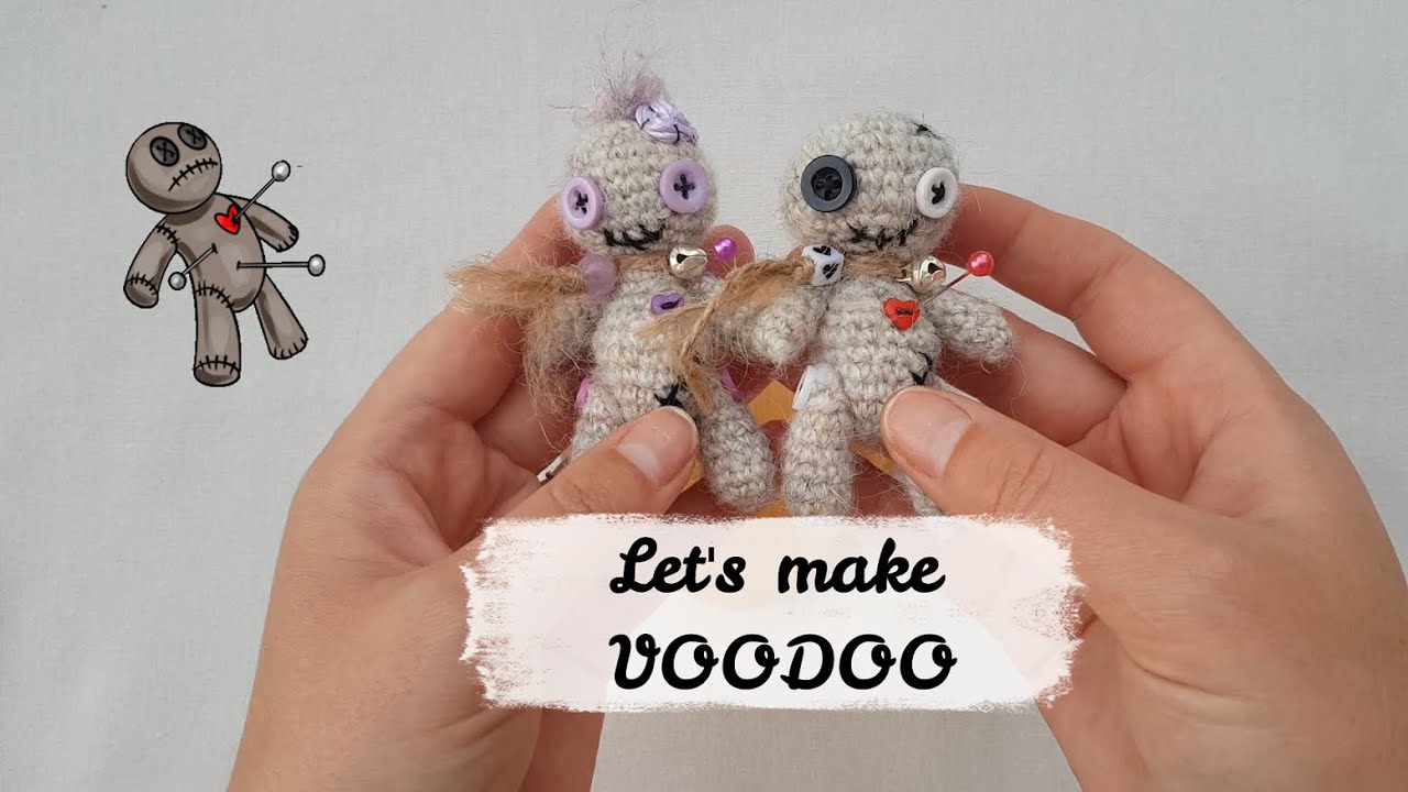 Make voodoo doll for Halloween