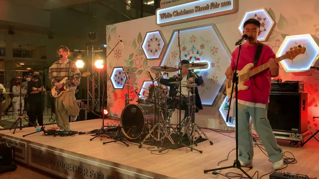 PANDORA樂隊(Tony Huen+Anakin+Michael Huen 細佬)~太古坊糖廠街市集(2022-12-03)