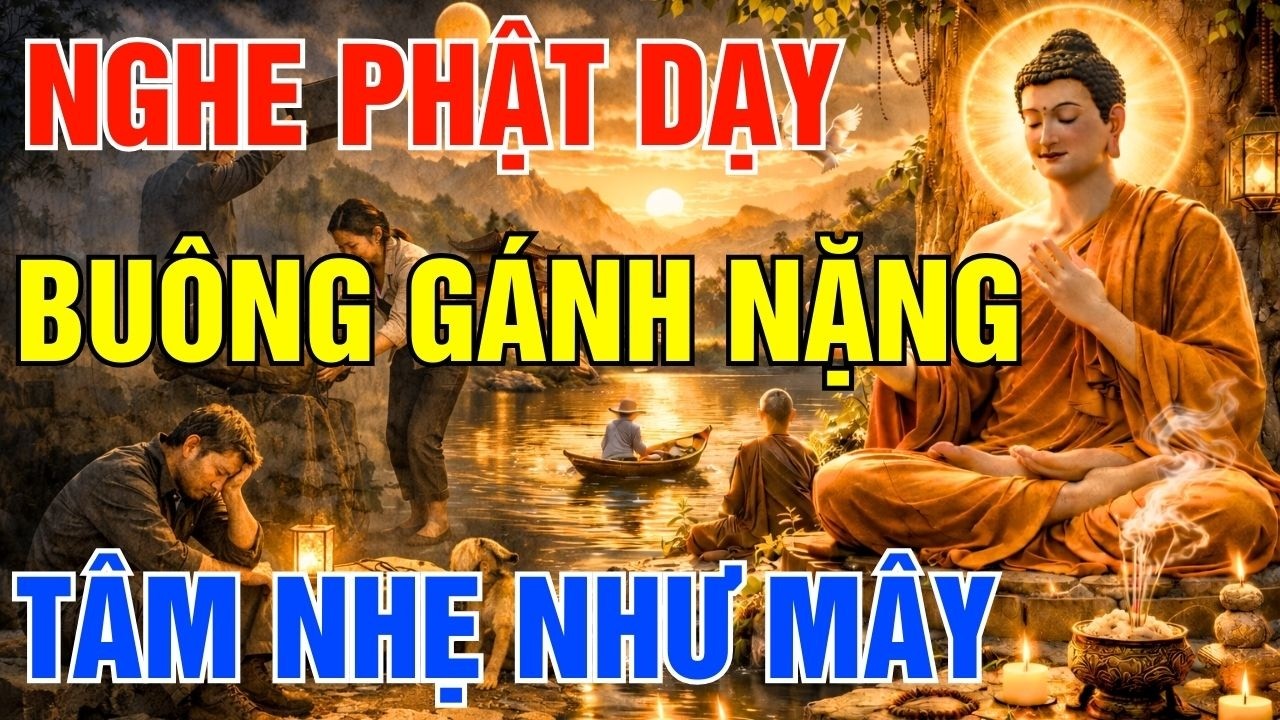 Khi Đời Quá Mỏi Mệt, Nghe Lời Phật Dạy Này - Buông Gánh Nặng, Tâm Nhẹ Như Mây| Đạo Phật Đời Sống