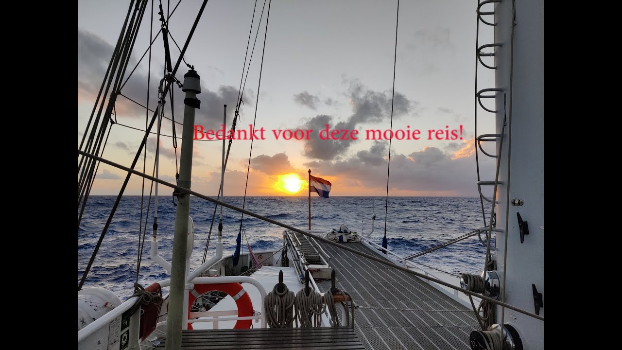 Oceaan oversteek met zeilschip Eendracht van Kaapverdië naar Martinique