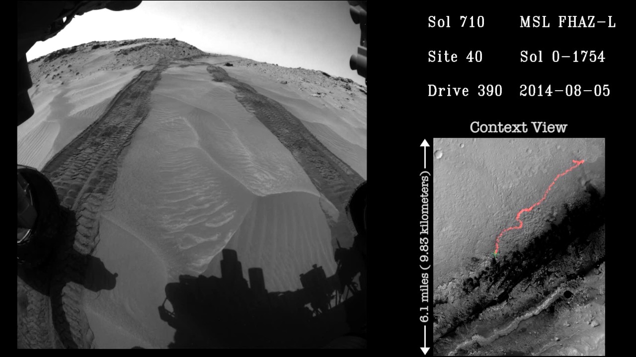 Rover POV: Five Years of Curiosity Driving on Mars