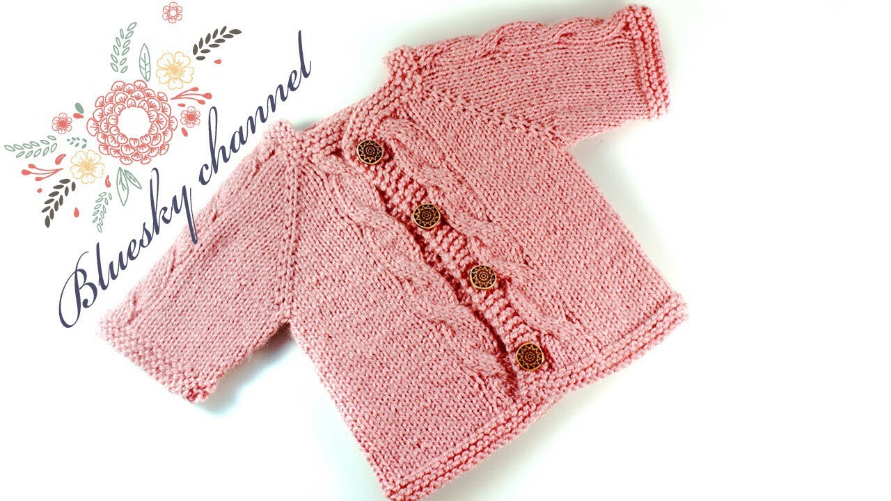 knitting cables cardigan / تريكو جاكيت بضفاير