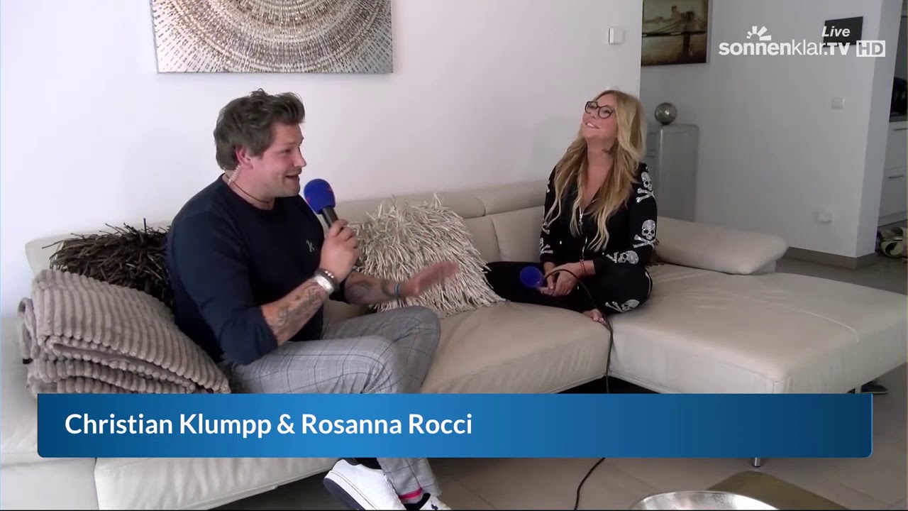 SonnenklarTV - LIVE - vor Ort / #KLUMPPkommt / Hausbesuch bei ? ... Schlagersängerin Rosanna Rocci