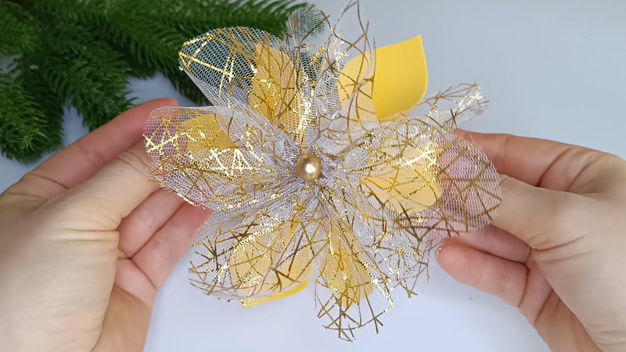 DIY Christmas decoration #diy #christmas #christmasdecoration #christmasstar #easycraftidea 