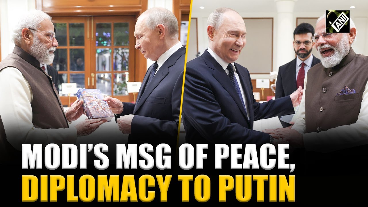 Message of Peace, Diplomacy! PM Modi gifts &lsquo;Bhagwad Gita&rsquo; to Russian President Putin