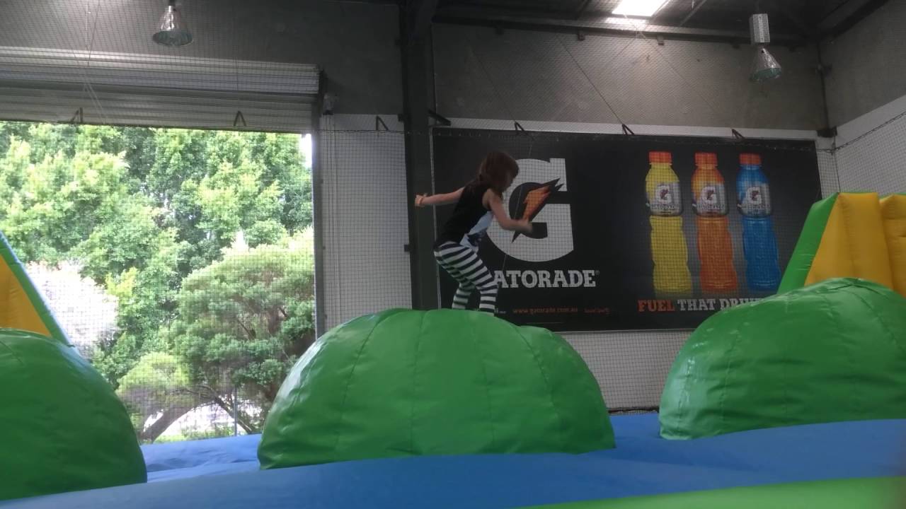 Miah at inflatable world