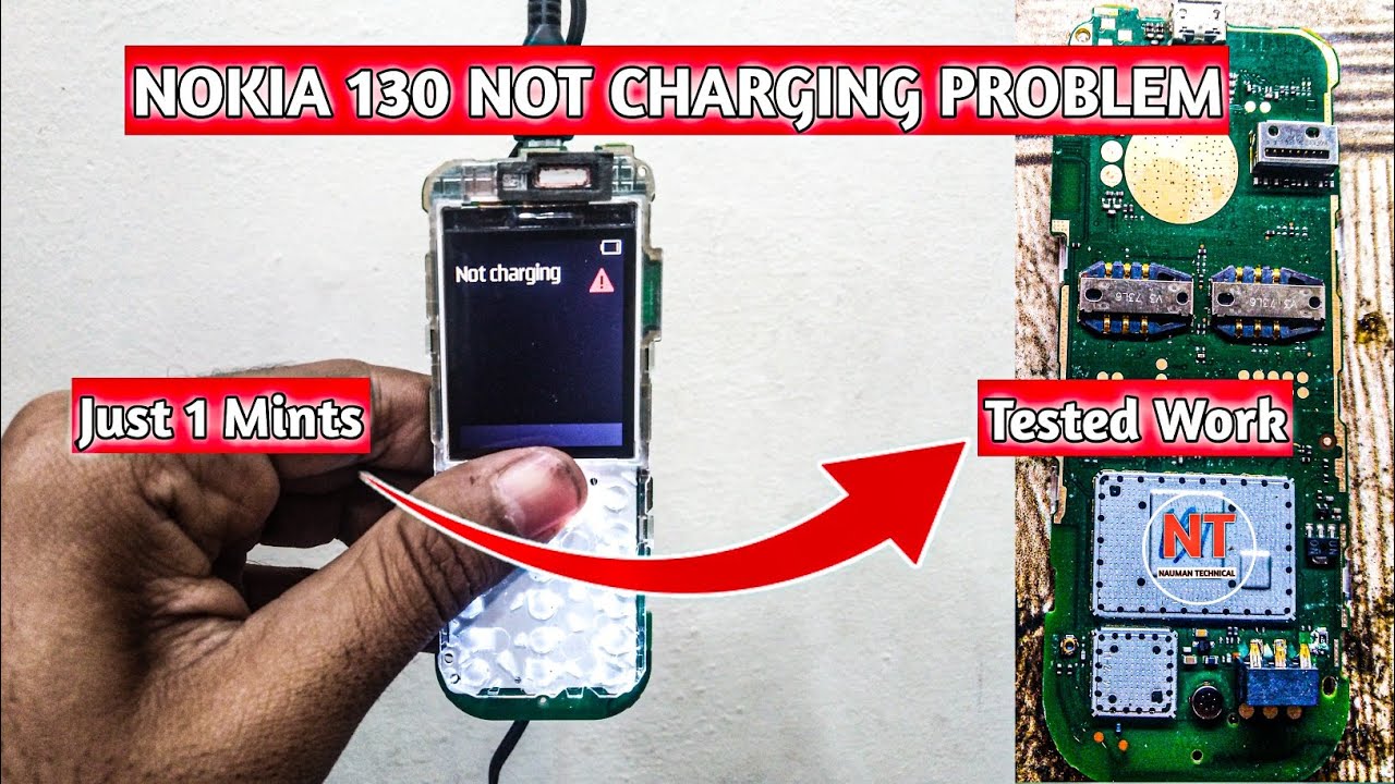 Nokia 130 Not Charging Problem Just 1 Mints Done