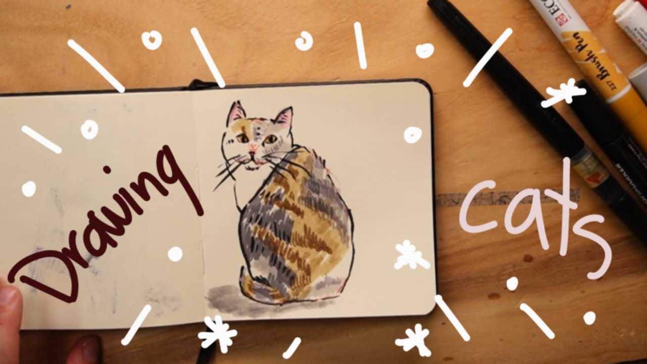 Sketching Adorable Cats with a Jazz Vibe