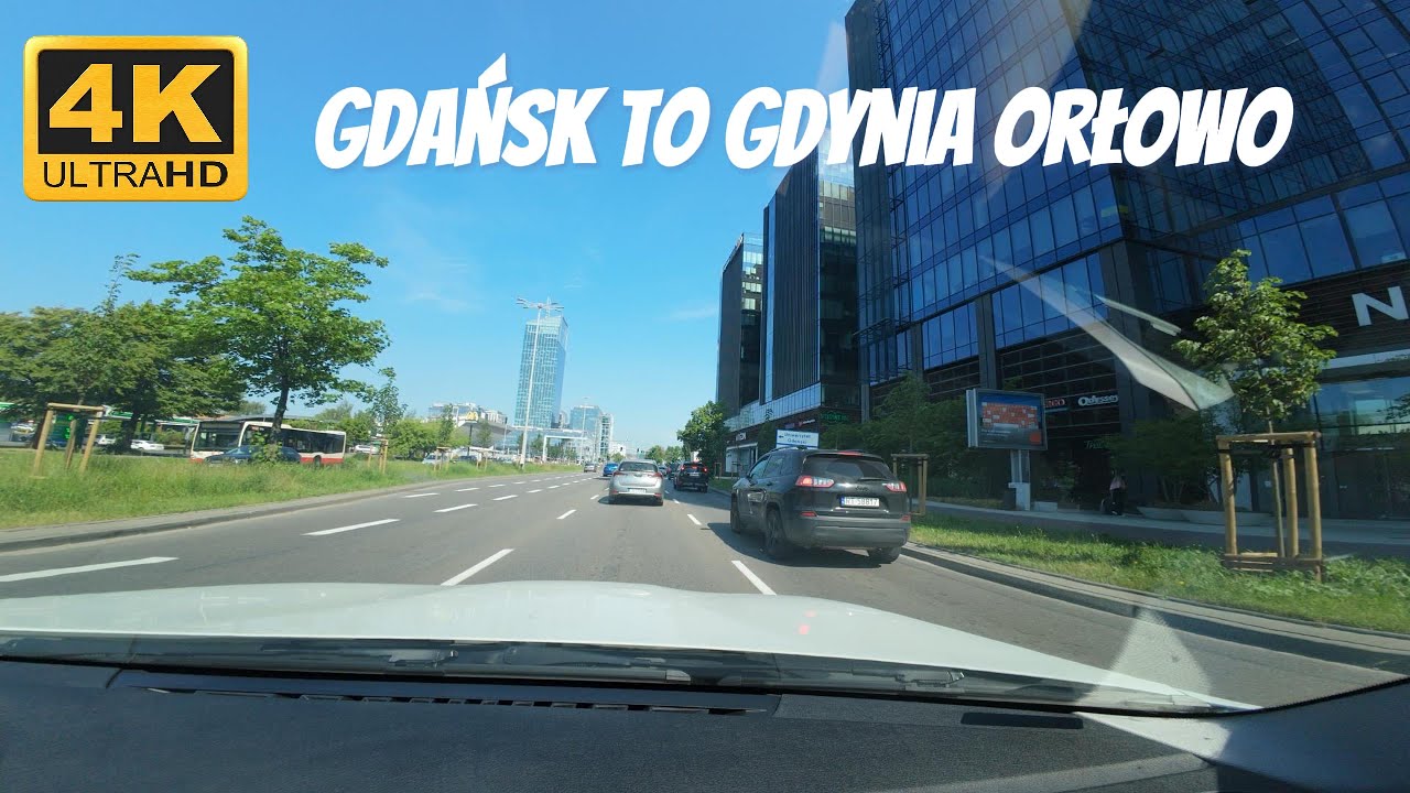 [4K Urban Drive] Gdańsk Brętowo to Gdynia Orłowo (Galeria Klif) Uncut Drive with Me