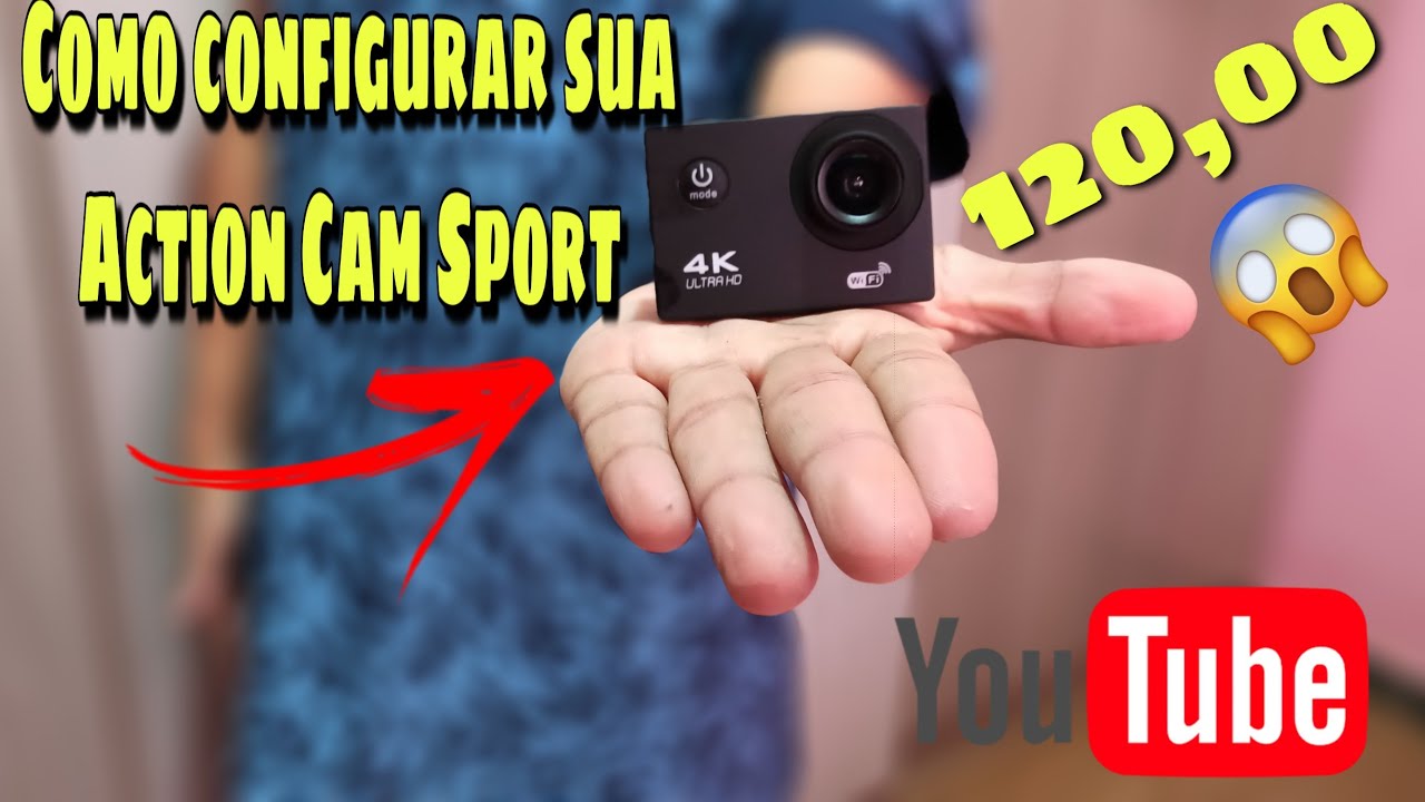 Como configurar a Action Cam Sport 4k