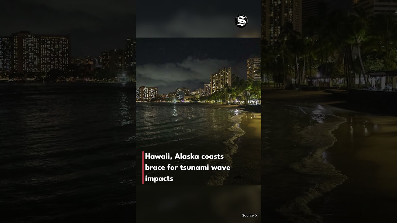 8.8 Earthquake Strikes Russia&rsquo;s Kamchatka | Tsunami Alert Issued for Japan, Hawaii & Alaska #shorts