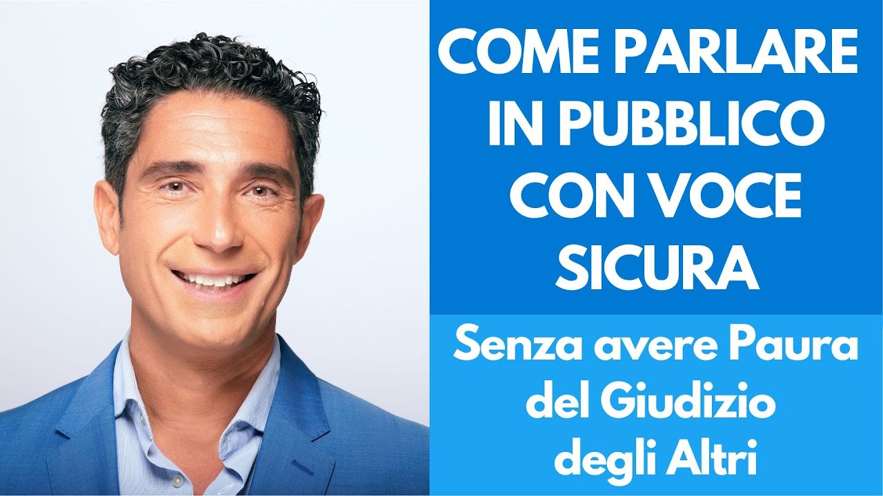 Corso di Dizione Emotiva: come parlare con voce sicura in pubblico senza paura del giudizio di altri