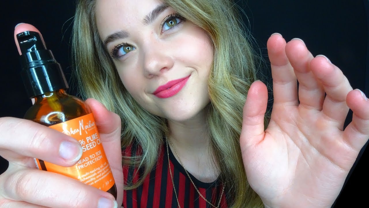 ASMR Tingly Oil Massage From The Dark Vampire Role Play | Liquid Sounds, Hand Movements, Whispering