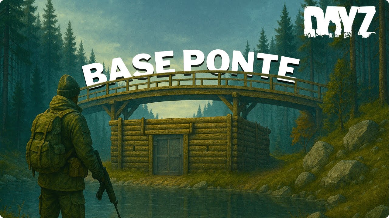 fiz a MELHOR BASE SOLO em baixo DA PONTE - DayZ