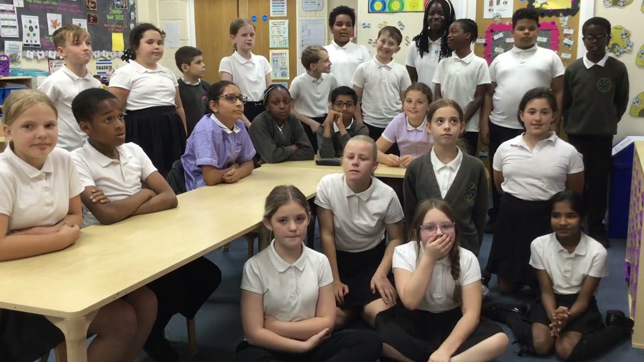 Boarshaw Primary School Year 5 Lionfish singing Riptide
