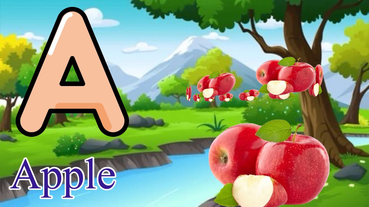 Phonics Song 2 with TWO Words in 3D - A For Airplane - ABC Alphabet Songs with Sounds for Children
