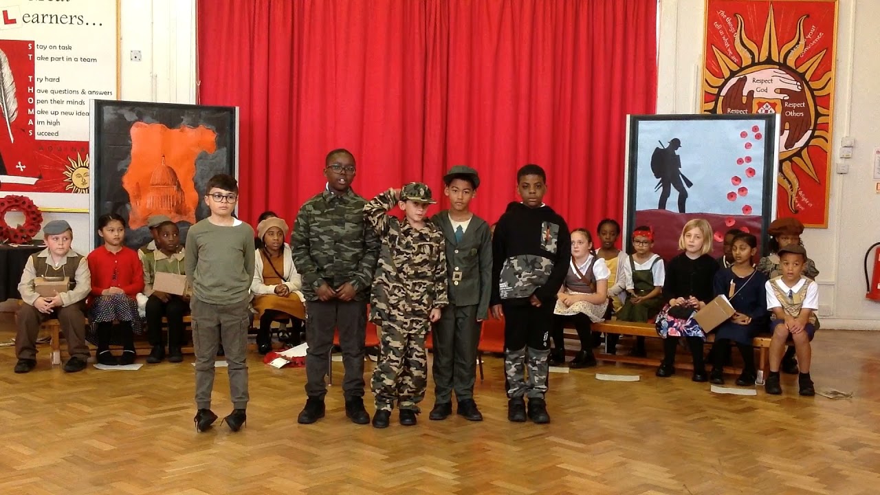 Remembrance Assembly - Year 4B - 2021