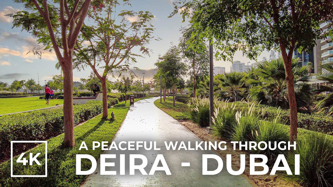 Relaxing Virtual Walk in Dubai Deira - [4K, 60 FPS]