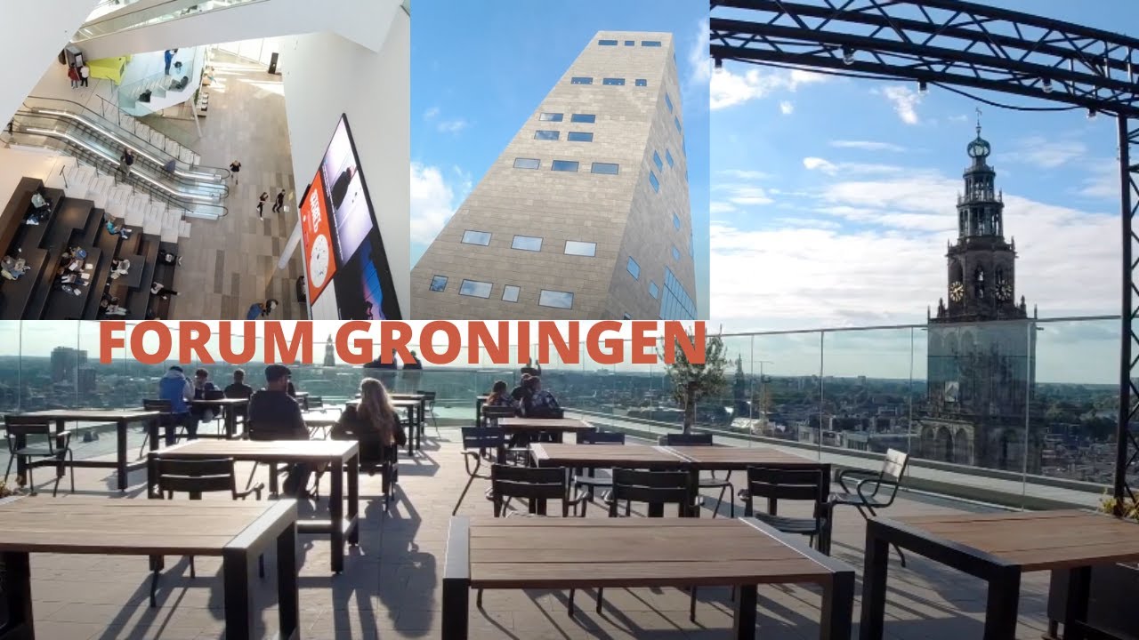 Forum Groningen, The Netherlands: Library of the Future at the Nieuwe Markt (€140 million)
