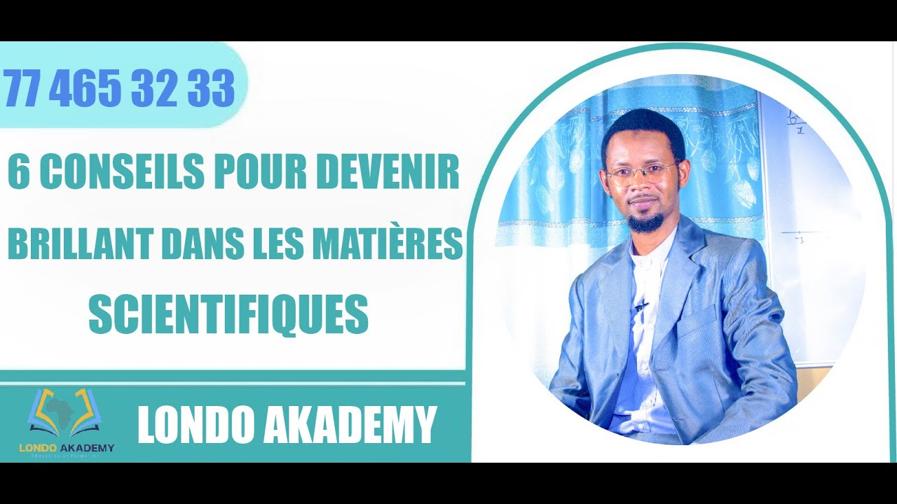 6 Conseils pour devenir brillant dans les matières scientifiques