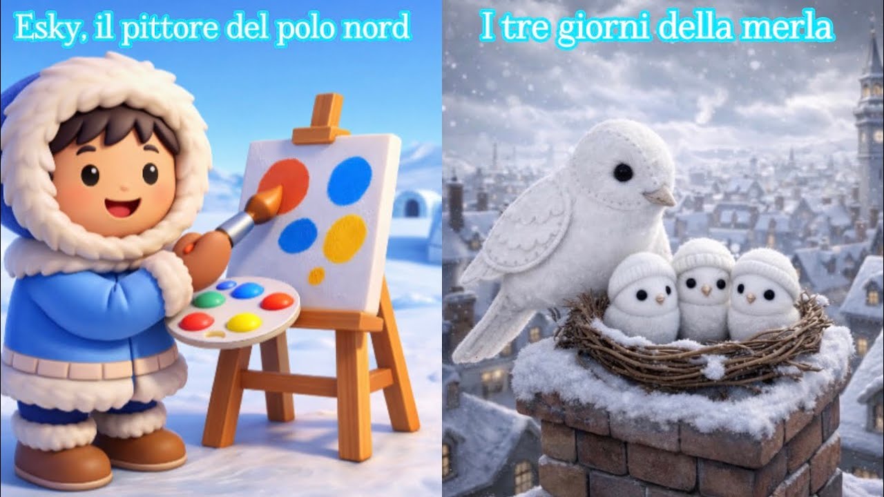 Due favole invernali: “Esky, pittore del polo nord”-“I tre giorni della merla” - UDA INVERNO 