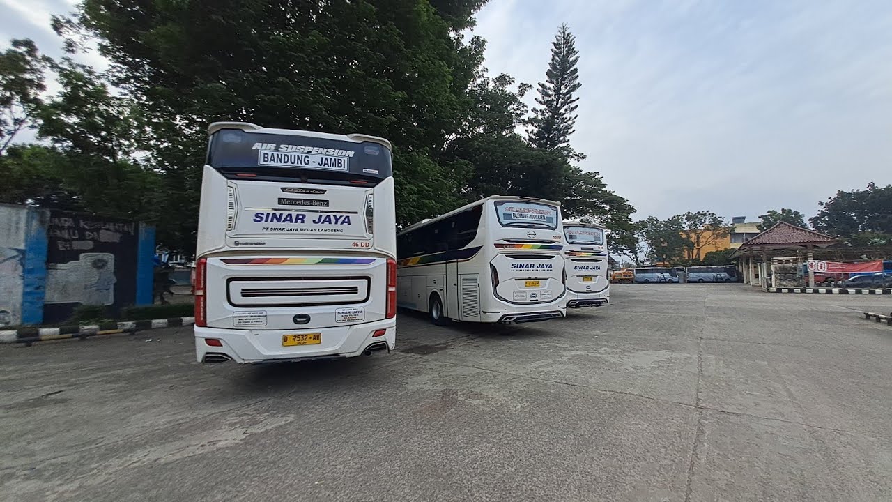 Siap Gass Padang👍Bus Sinar Jaya Kumpul di Palembang..Tambah Unit Baru Bus NPM..Si Legend  