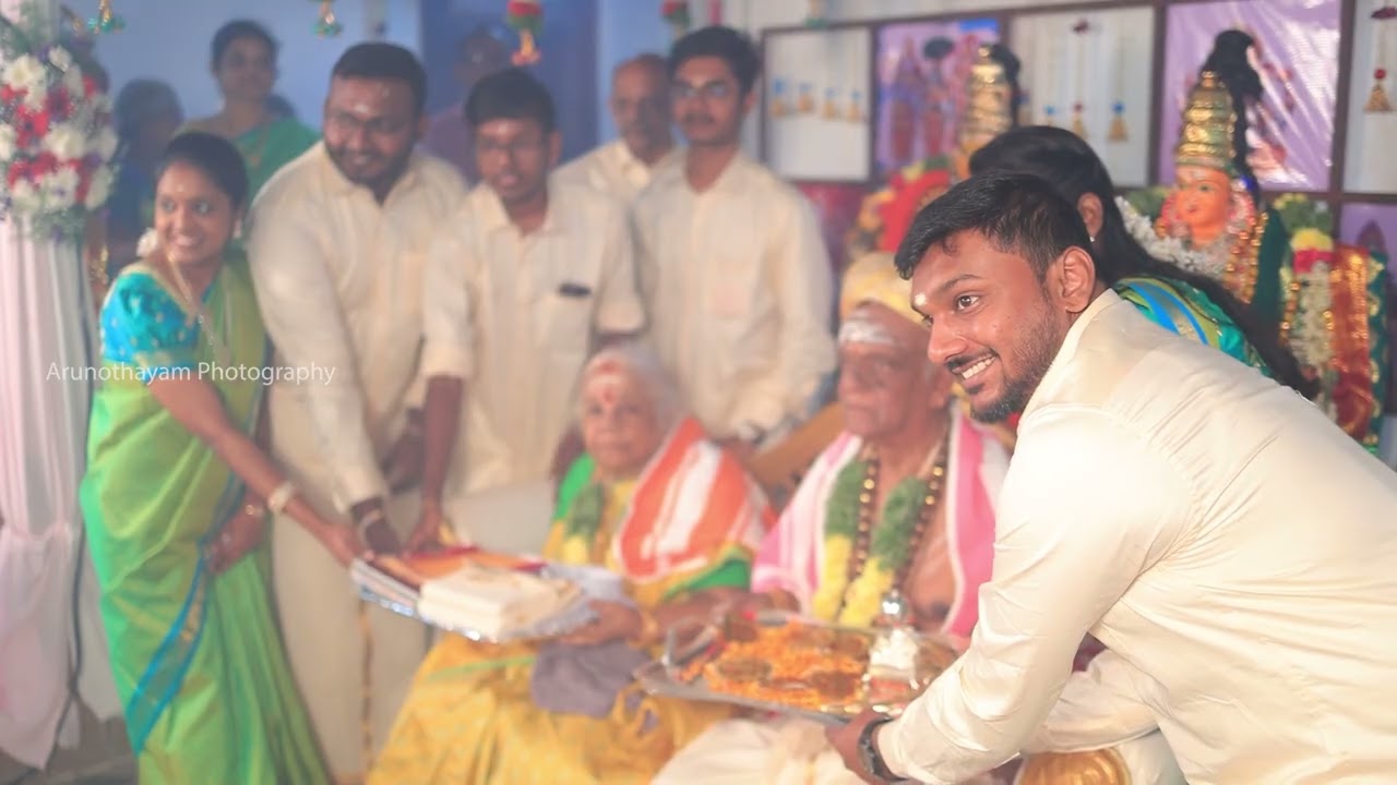 எண்பதாம் ஆண்டு நிறைவு சதாபிஷேக விழா Arunothayam photography kottaiyur 9443005515