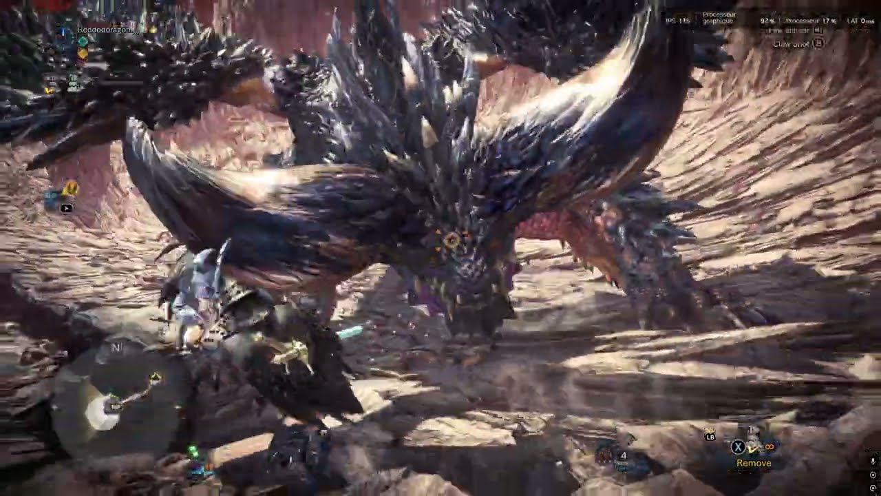 MHW:Iceborne Ode of Destruction Nergigante Tempered Dual Blade (4min)
