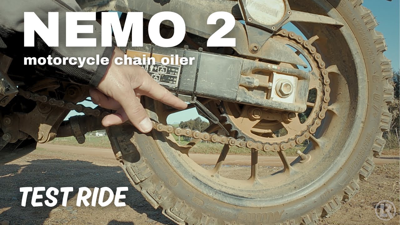 NEMO 2 MOTORCYCLE CHAIN OILER - ROAD TEST | Part 2 : Motorcycle Adventure Review | CB500X | NX500