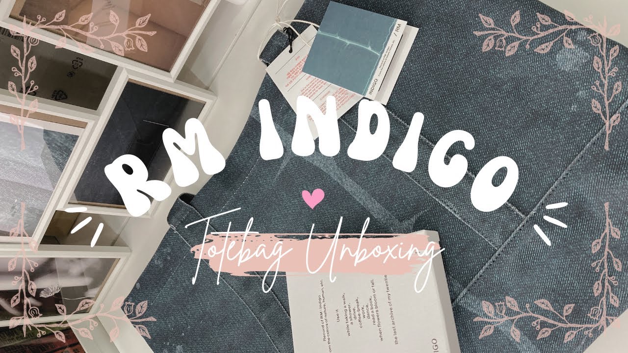 (Namjoon) RM INDIGO Tote Bag Merchandise Unboxing - BTS Weverse Shop Global [Indonesia ARMY]