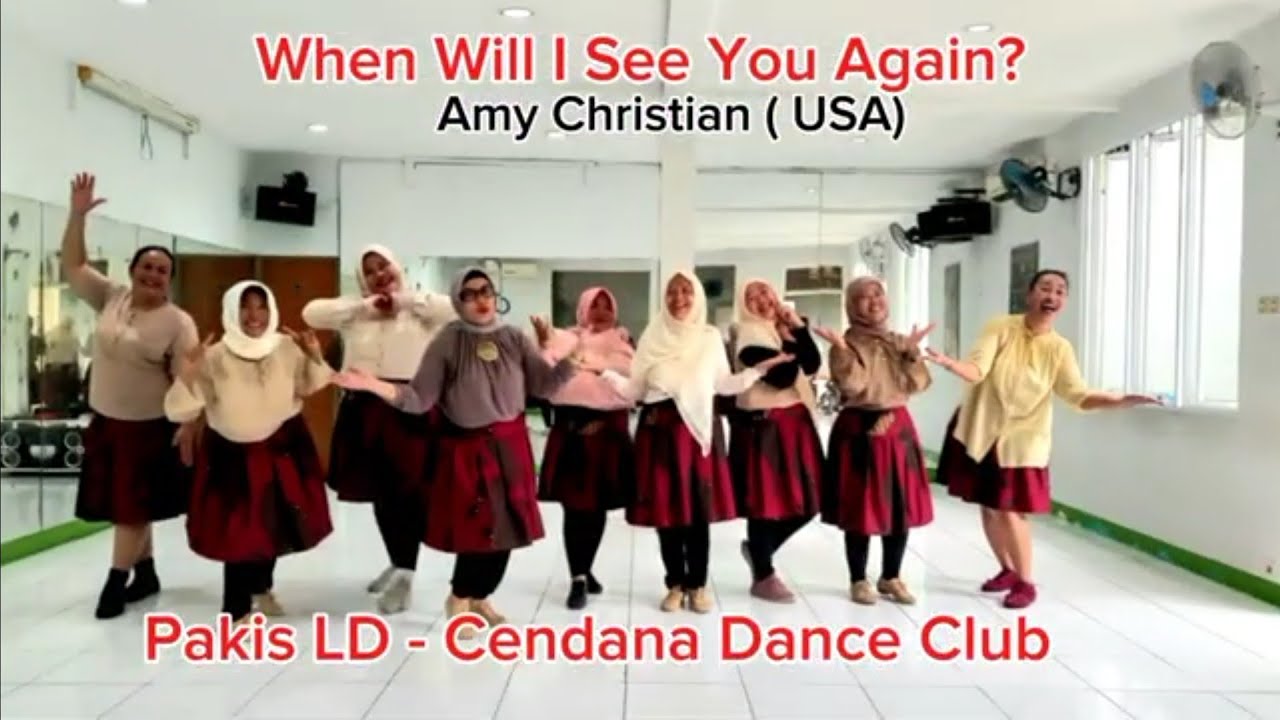 When Will I See You Again? - Line Dance//Demo//Choreo: Amy Christian (USA) - April 2019