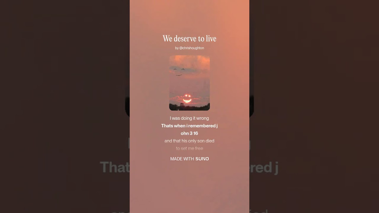 We deserve to live