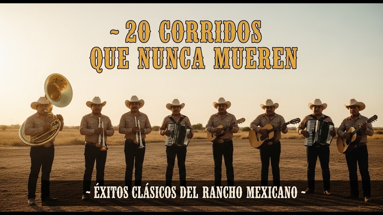 🔥 20 Corridos Que Nunca Mueren 🤠 Éxitos Clásicos del Rancho Mexicano