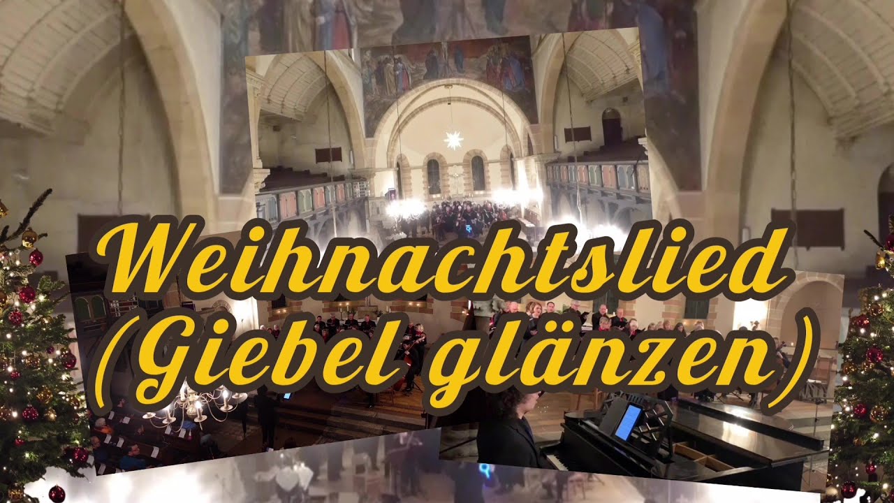 Weihnachtslied (Giebel glänzen)