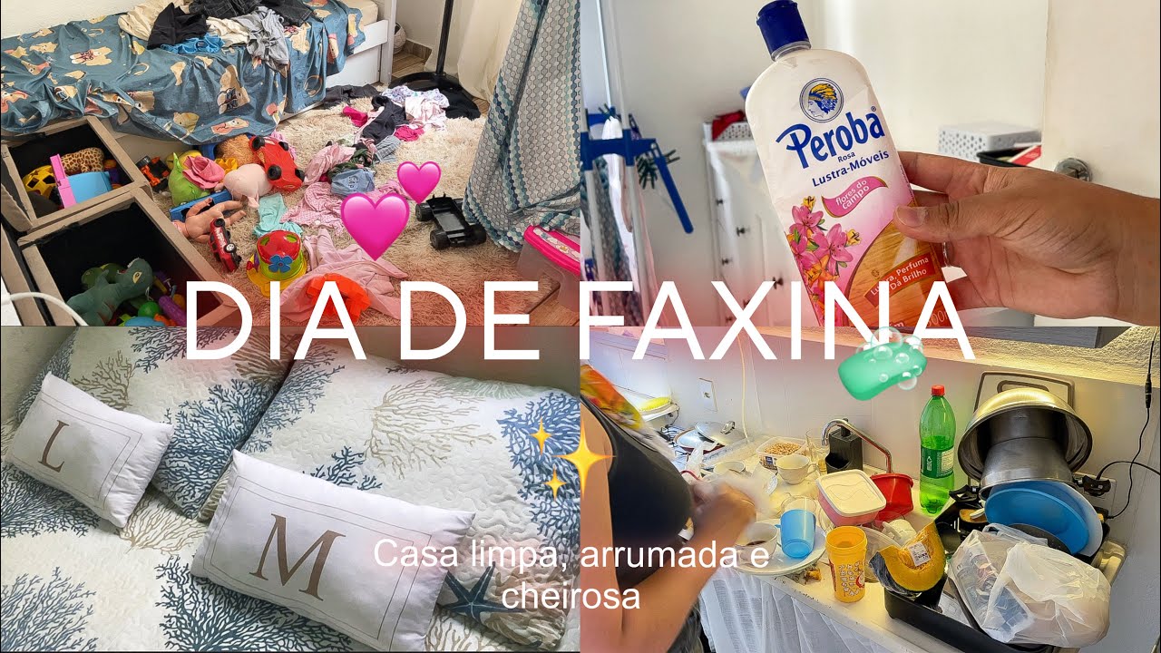 DIA DE FAXINA ✨ casa limpinha e cheirosa 🥰💕