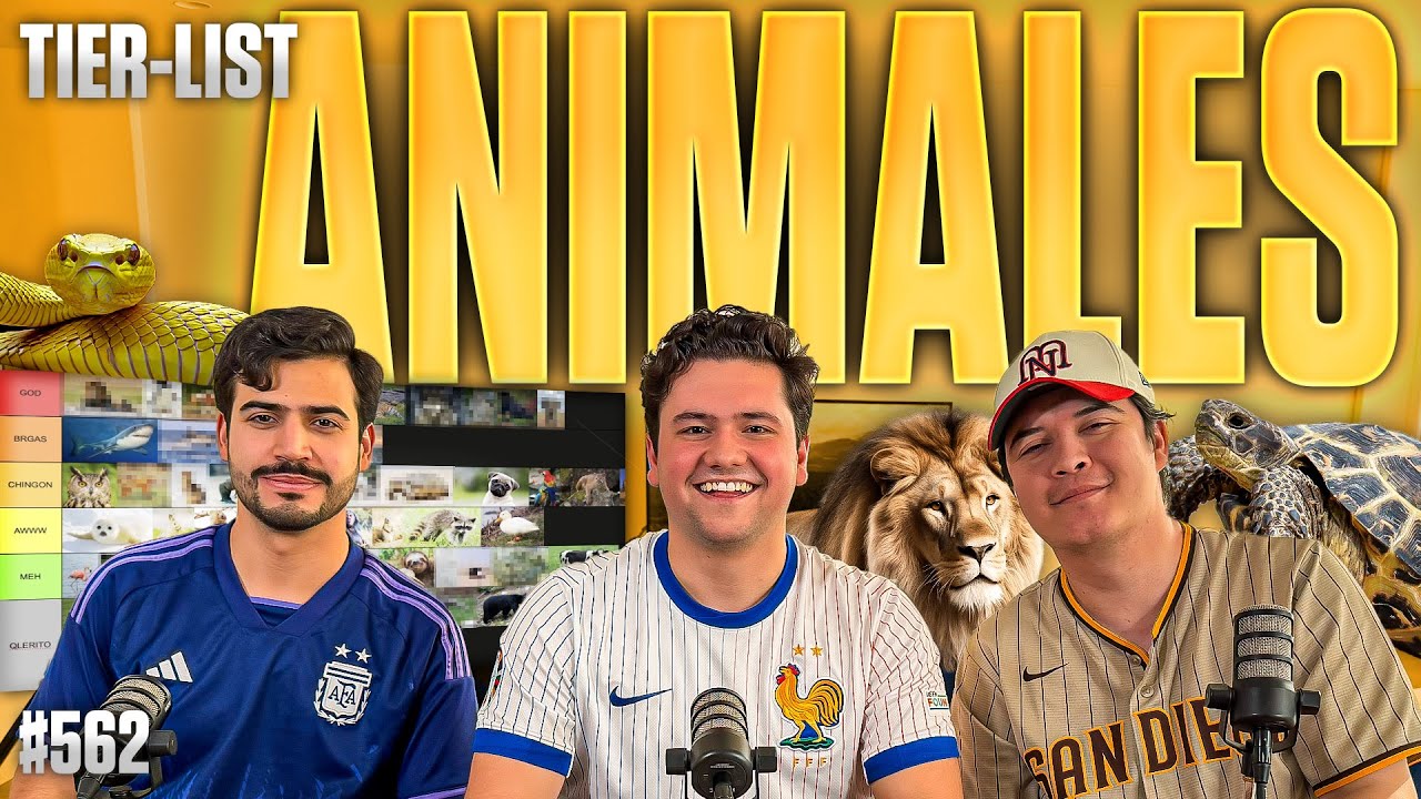 PODCAST DE PADILLA #562 — LOS MEJORES ANIMALES DEL MUNDO (TIERLIST)