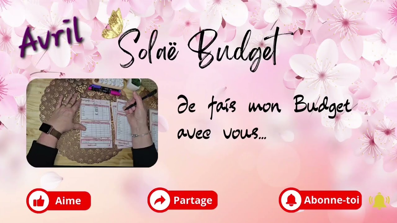 🌸 Budget Avril 🌸 Méthode des enveloppes budget virtuelles #budget #enveloppesbudgétaires