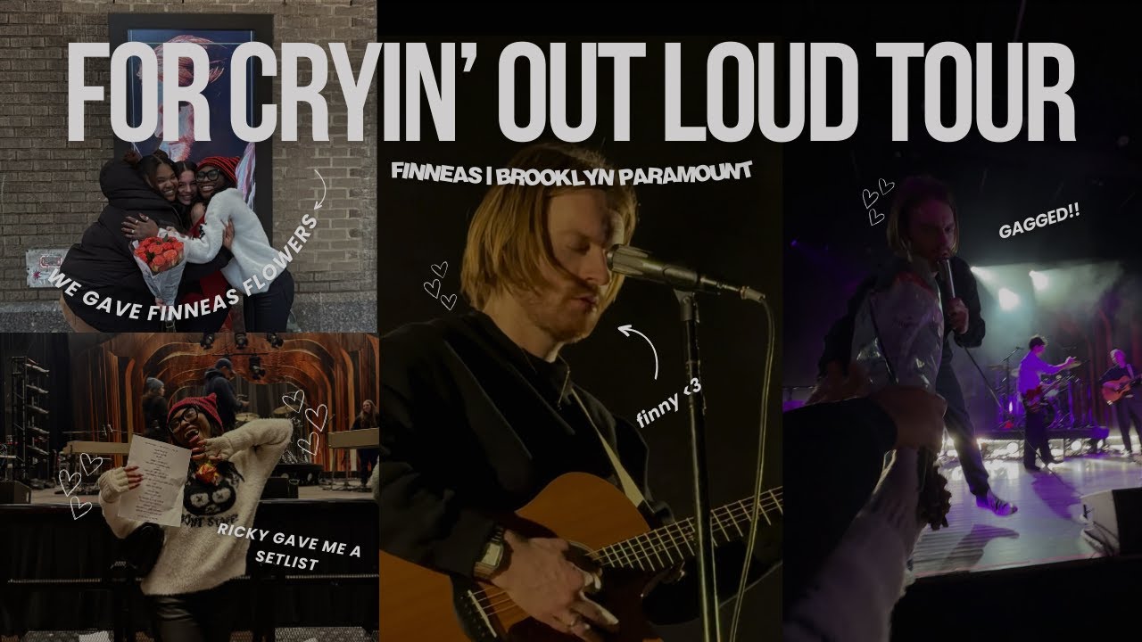 FINNEAS For Cryin' Out Loud! CONCERT VLOG|Brooklyn Paramount N1 2025 @jois_journey @alanaontourr